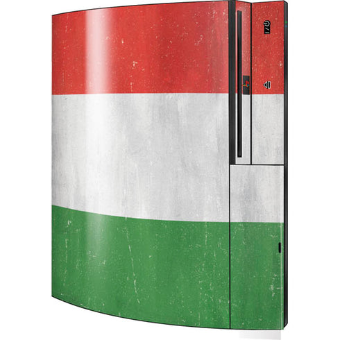 Italy Flag Distressed Playstation 3 & PS3 Skin